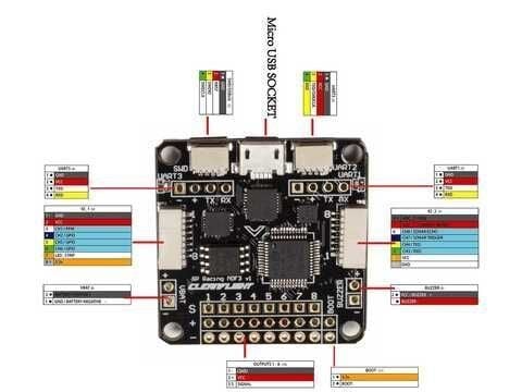 Naze32 F3 Acro  Racing Destekli Uçuş Kontrol Kartı